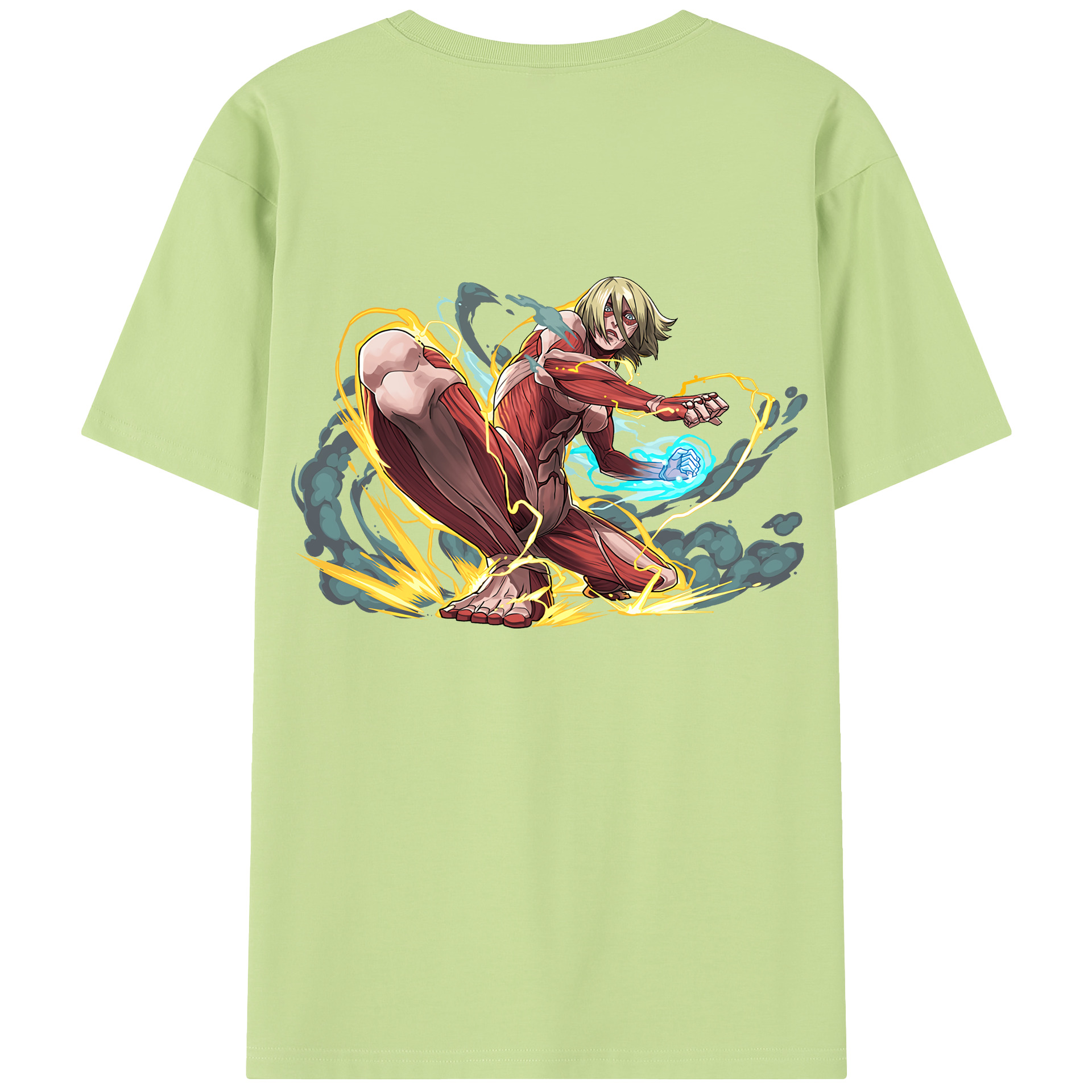 （画像用） 進撃の巨人 Attack on Titan 綿100％半袖Tシャツ（背面プリント）